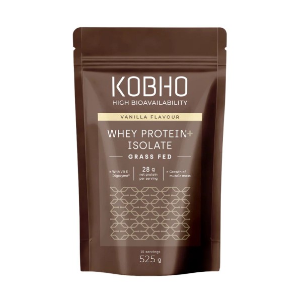 KOBHO PROTEINA WHEY ISOLADA SABOR VAINILLA 525G