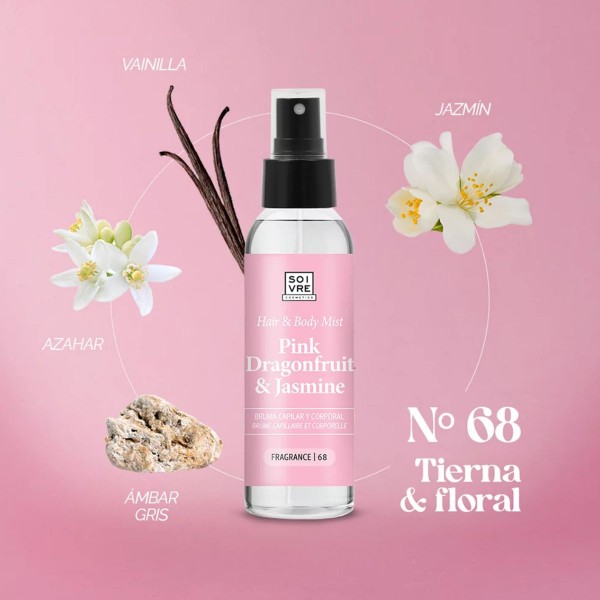 SOIVRE BRUMA PERFUMADA PINK DRAGONFRUIT & JASMINE N68 100 ML 2
