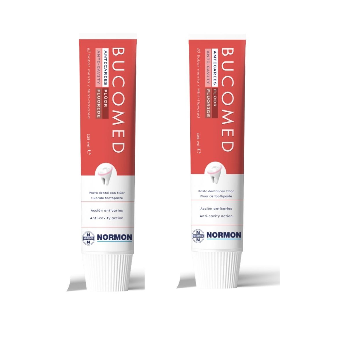 BUCOMED ANTICARIES PASTA DUPLO (2X125 ML)