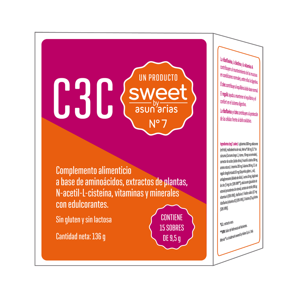 C3C CICATRIZANTE INTESTINAL SWEET BY ASUN ARIAS...