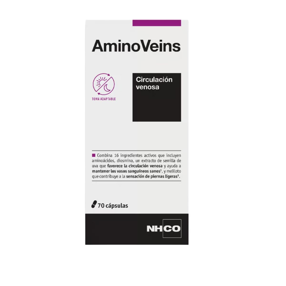 NHCO AMINOVEINS CIRCULACIÓN VENOSA 70 CAPS