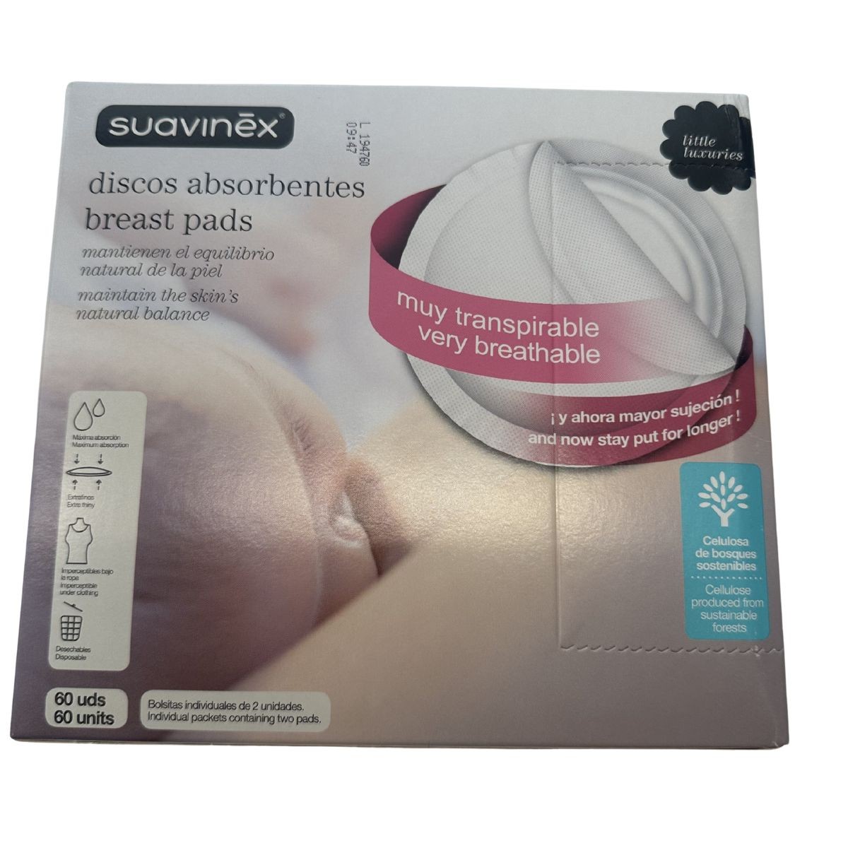 SUAVINEX DISCOS ABROSRBENTES 60 UNIDADES