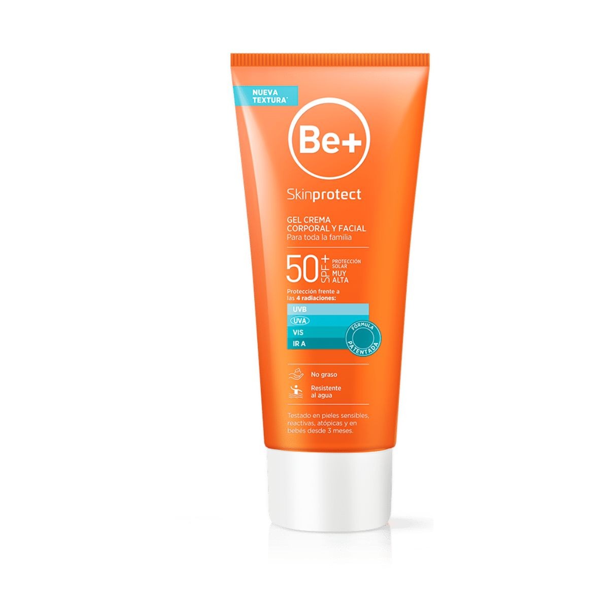 BE+ GEL CREMA CORPORAL Y FACIAL SPF50+ 200 ML