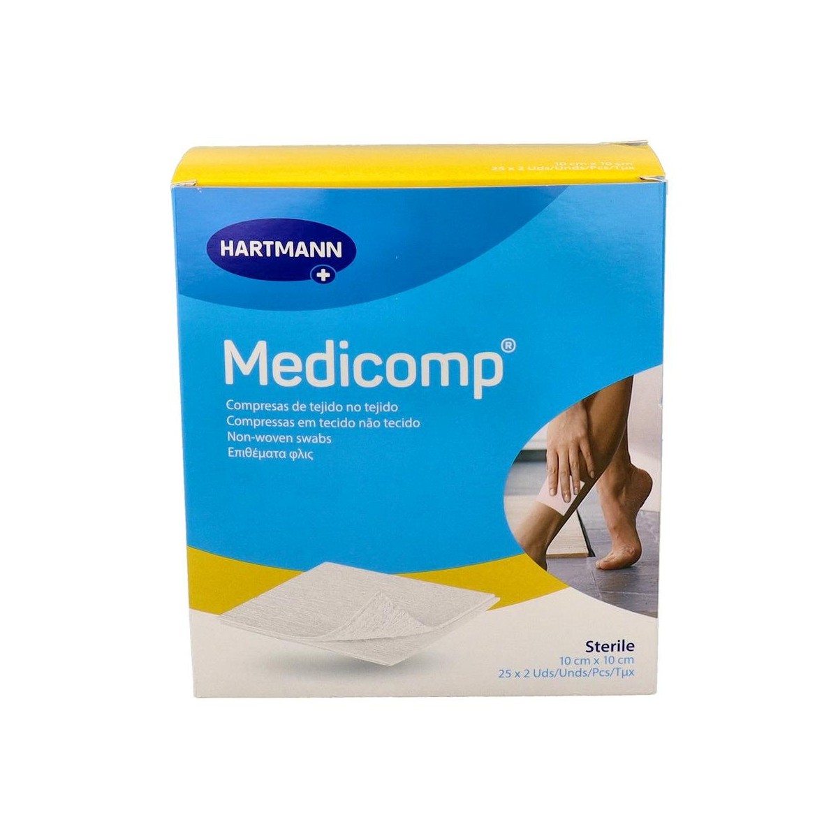 GASA MEDICOMP-NWE 10X10CM(S-2U) 25U