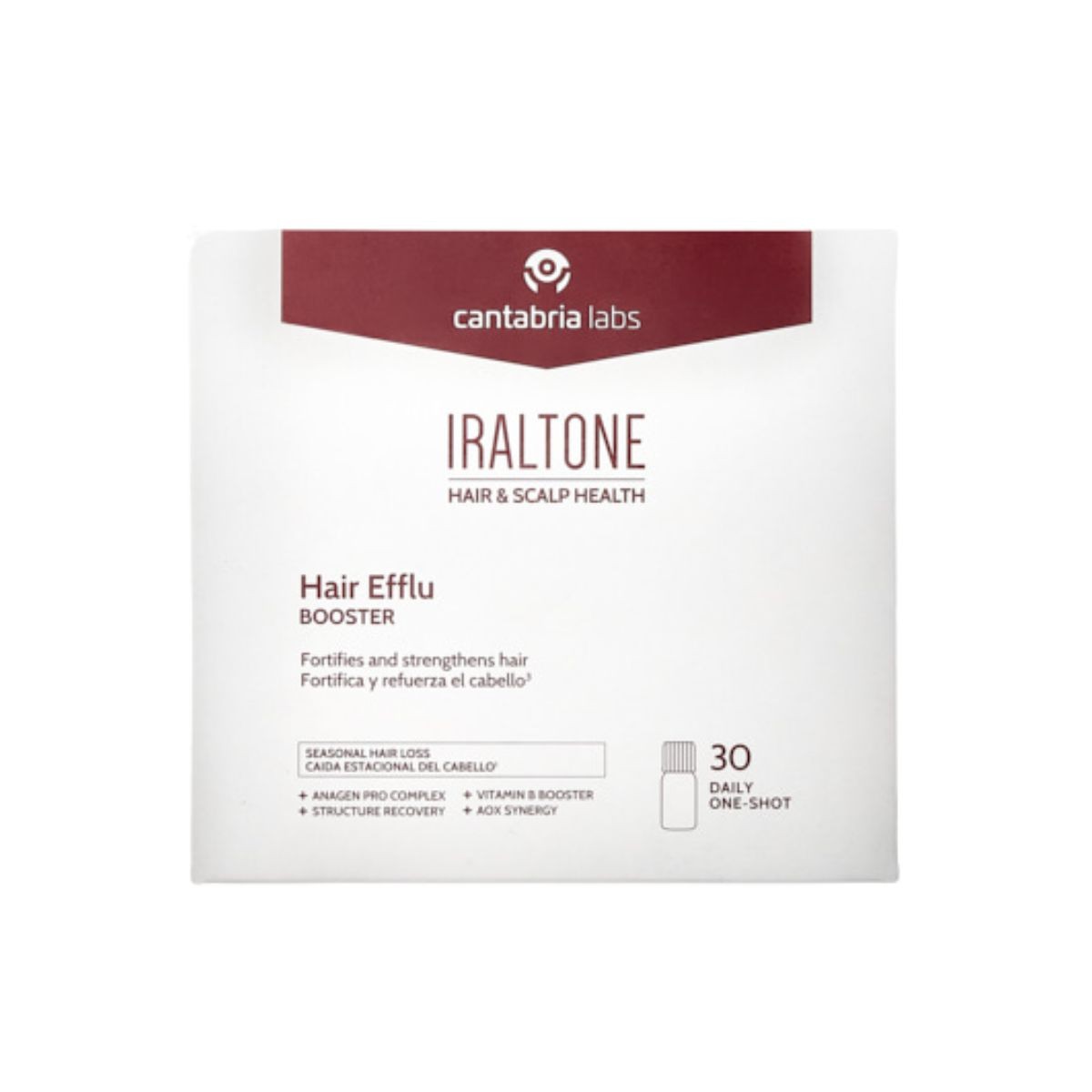 IRALTONE HAIR EFFLU BOOSTER 30 VIALES
