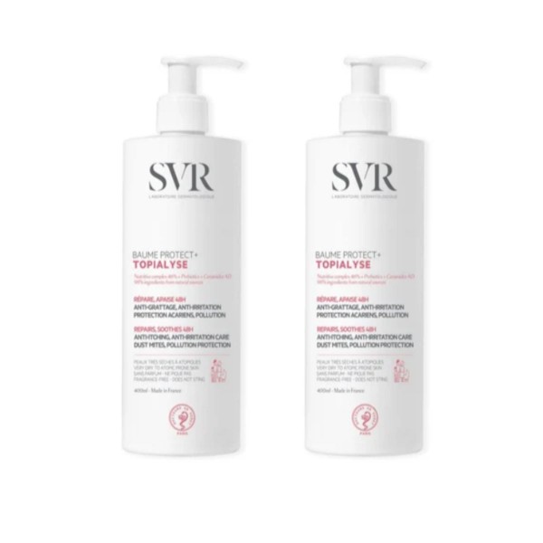 SVR TOPIALYSE BAUME PROTECT+ 400 ML DUPLO (2X400ML)