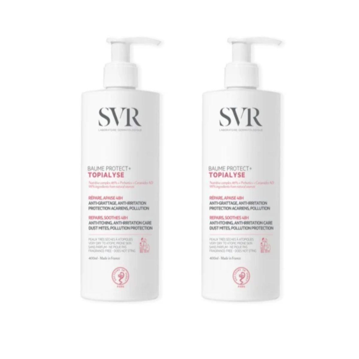 SVR TOPIALYSE BAUME PROTECT+ 400 ML DUPLO...