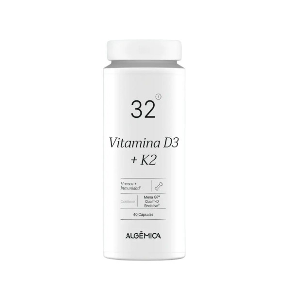 ALGEMICA 32 VITAMINA D3+K2 40 CAPS