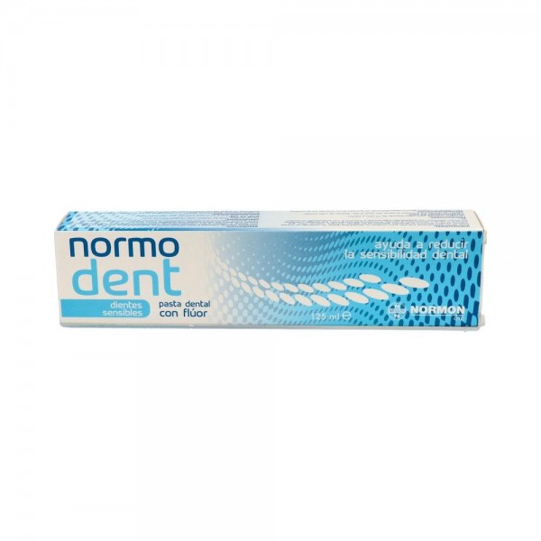 NORMODENT DIENTES SENSIBLES PASTA DENTAL FLUOR 125 ML