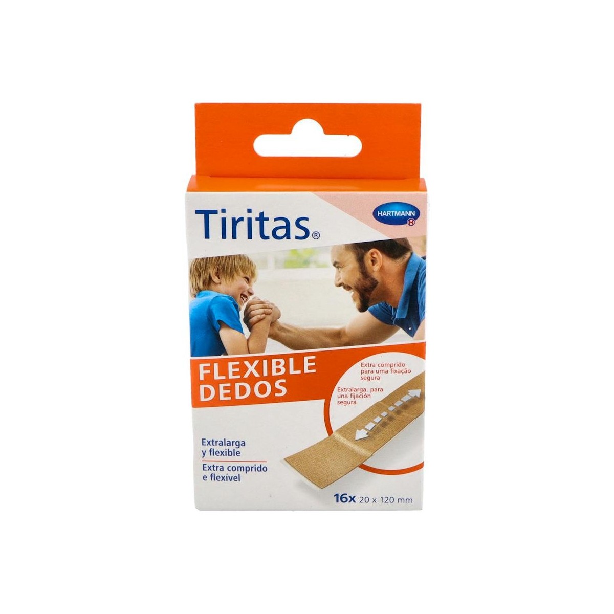 TIRITAS HARTMANN ELA DEDOS EXT LARGE 16U