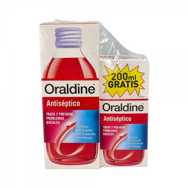 ORALDINE ANTISEPTICO PACK 400ML + 200ML