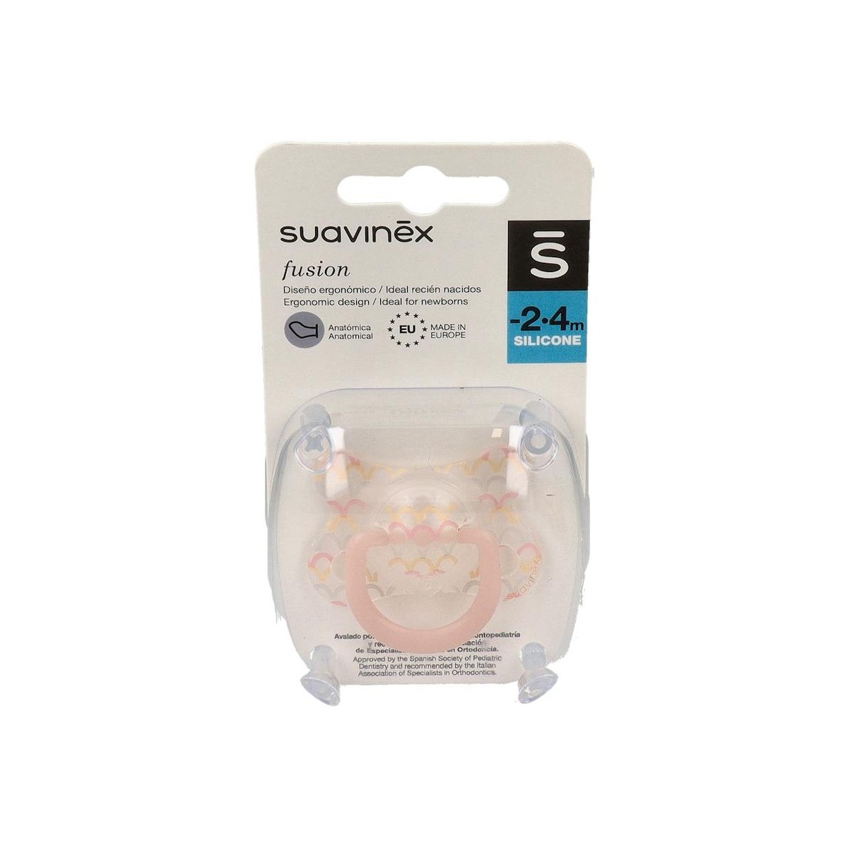 CHUPETE SUAVINEX FUSION SILICONA ANAT 2-4 1 UN