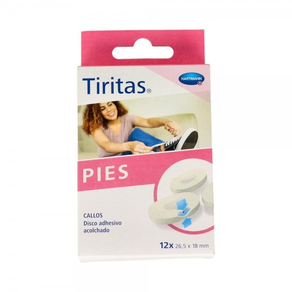 TIRITAS HARTMANN PIES CALLOS 12 UNI