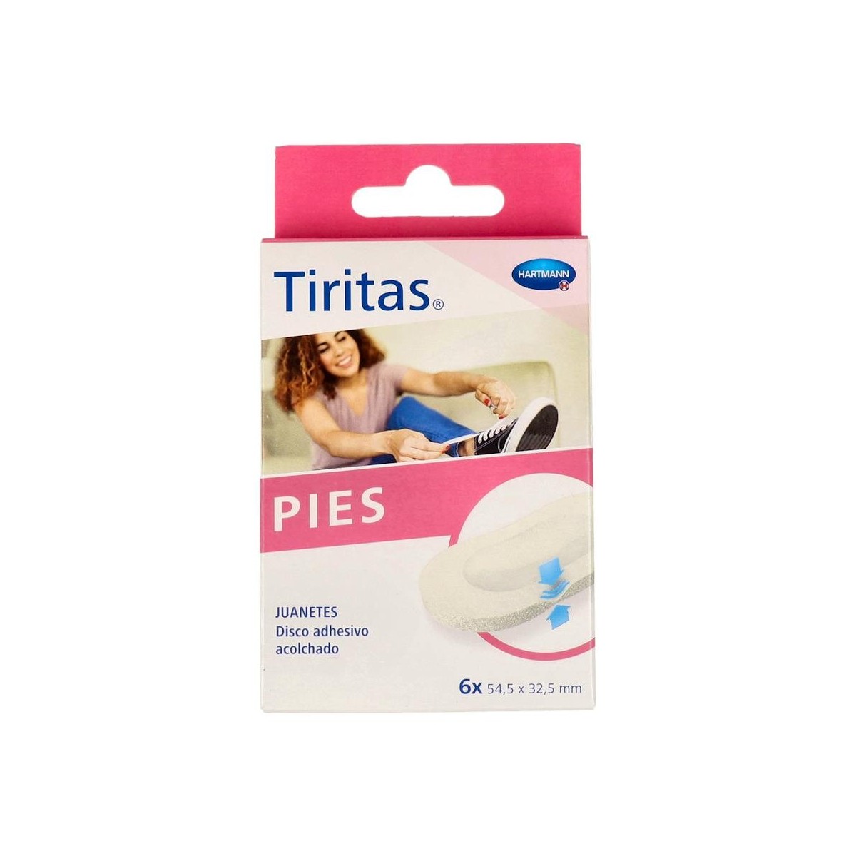 TIRITAS HARTMANN PIES JUANETES P6