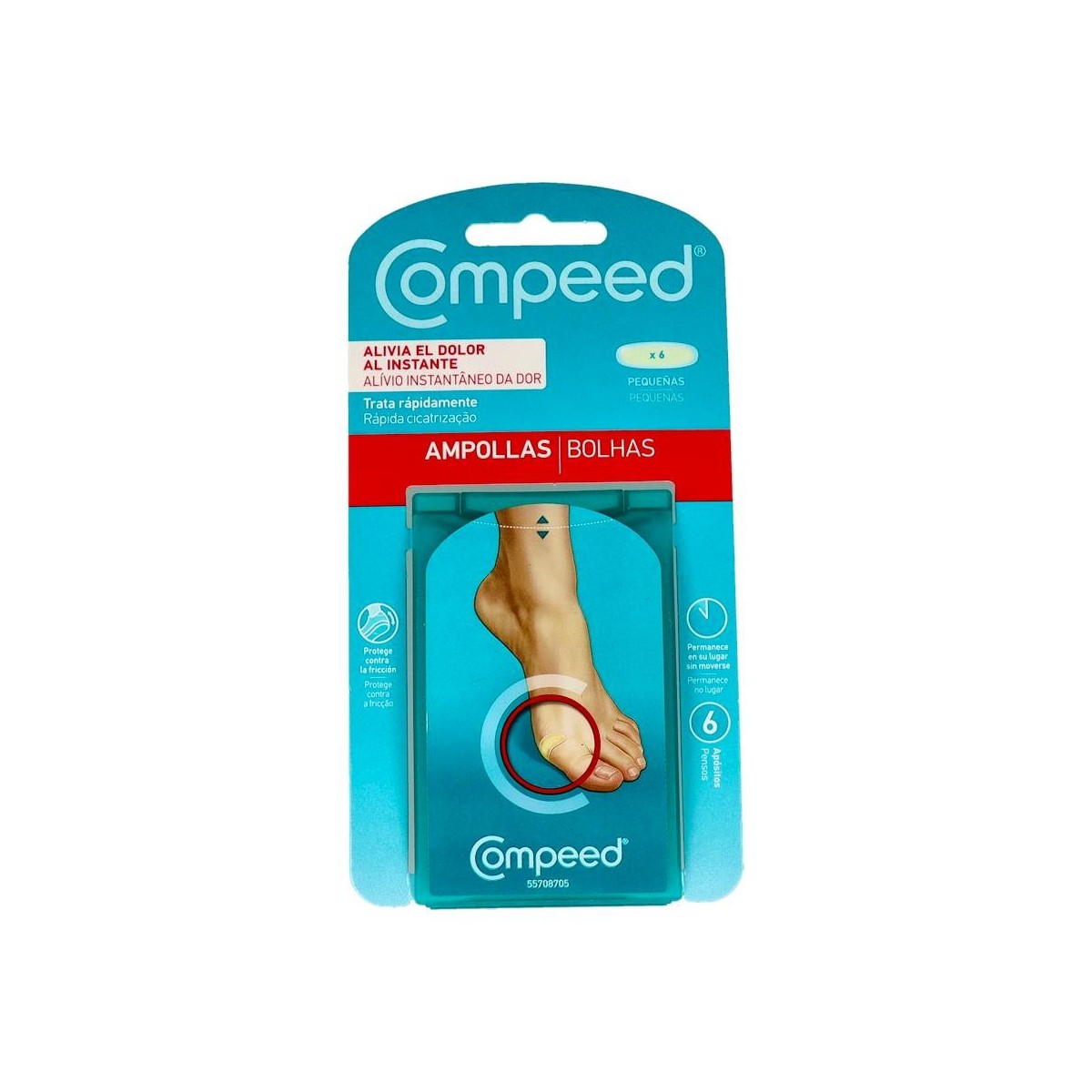 COMPEED AMPOLLAS-HERID APOS PEQ 6 UN
