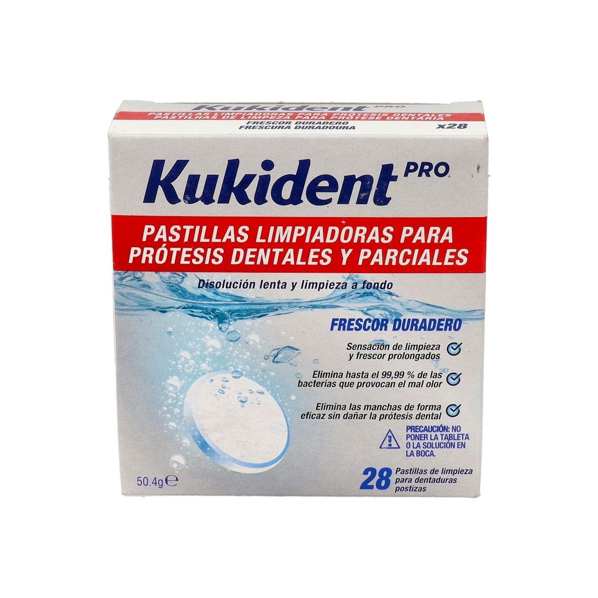 KUKIDENT PASTILLAS LIMPIADORAS 28 U