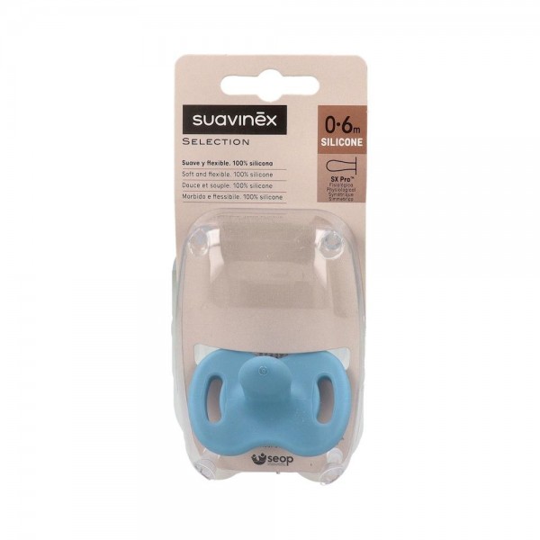 CHUPETE SUAVINEX TETINA FISIOLOGICA TODO SILICONA 0-6 M 1 UN