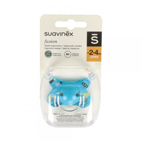 CHUPETE SUAVINEX FUSION TET ANAT LATEX 2 - 4M 1U