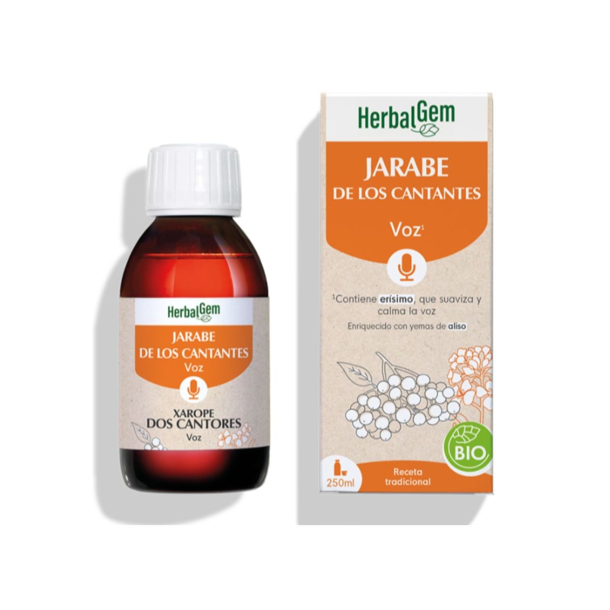 HERBALGEM JARABE DE LOS CANTANTES 250 ML